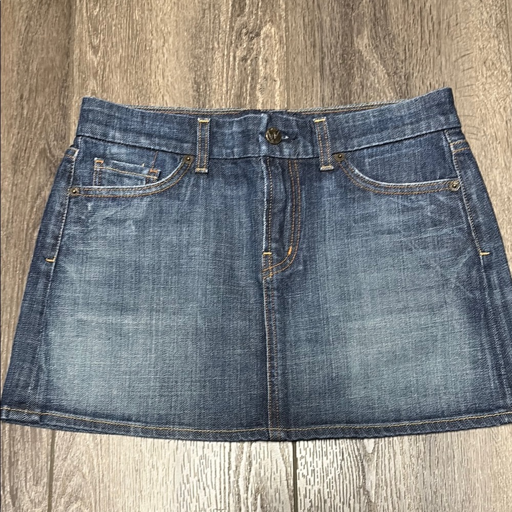 Citizens Of Humanity Indigo Mini Skirt